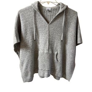 Sigrid Olsen Gray V-Neck Sweater
